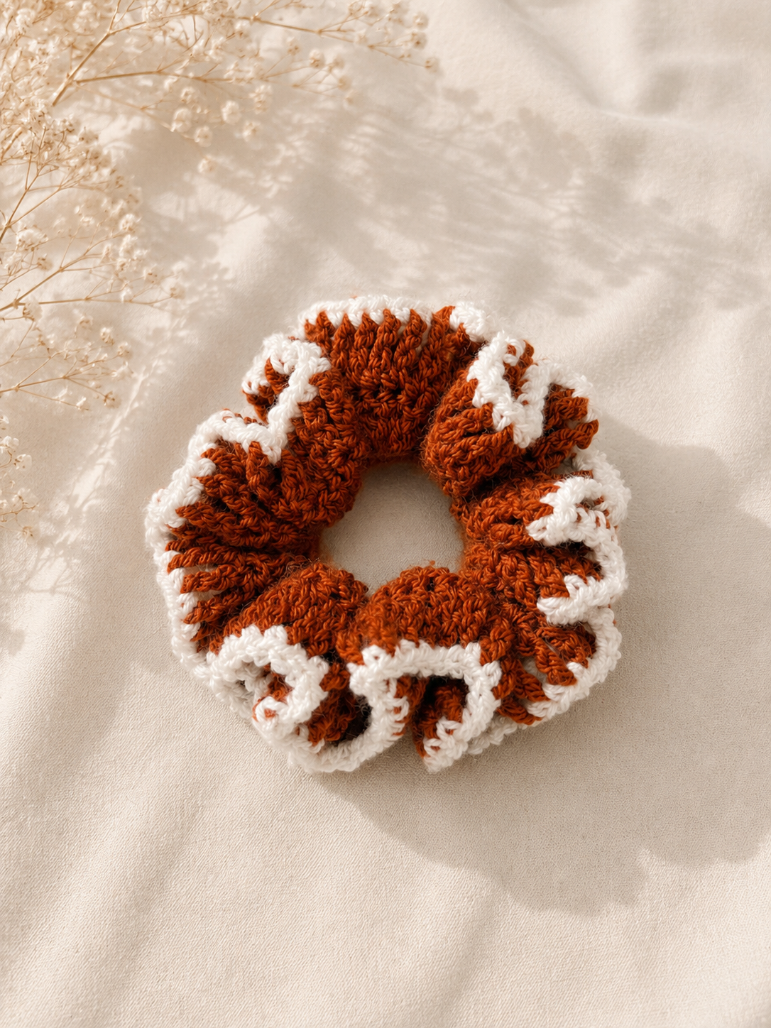 Maple & Cream scrunchie